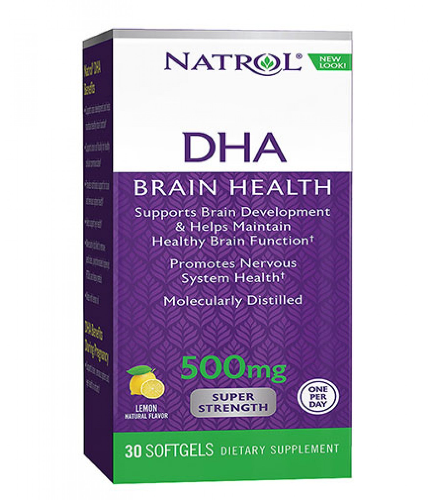 Natrol - DHA 500mg Super Strength / 30 Softgels.